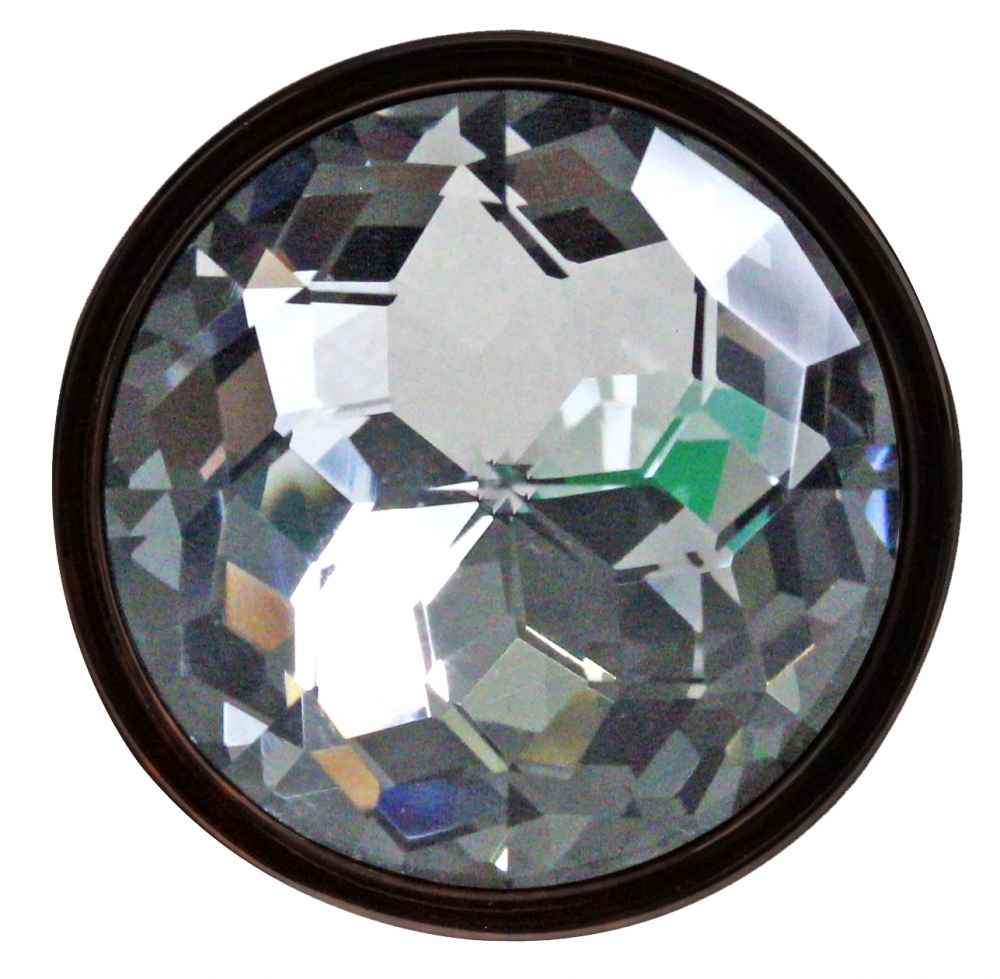 1.25-in. x 1.25-in. Birch Wood-Veneer Cabinet Knob In Oil Rubbed Bronze