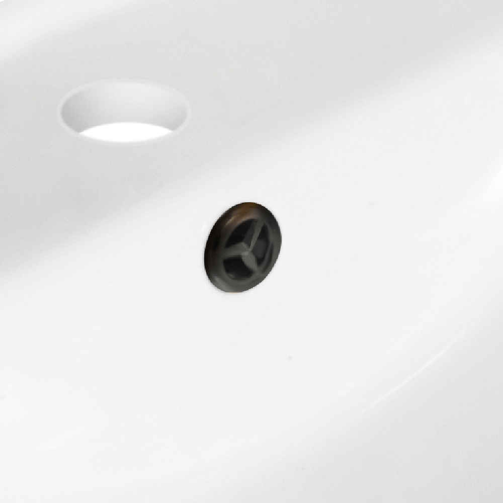 35.5-in. W 3H4-in. Ceramic Top Set In White Color