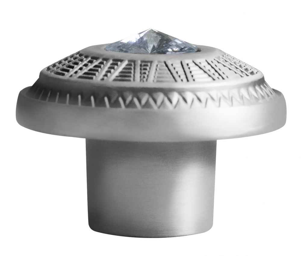 1.25-in. x 1.25-in. Stainless Steel Cabinet Knob In Chrome