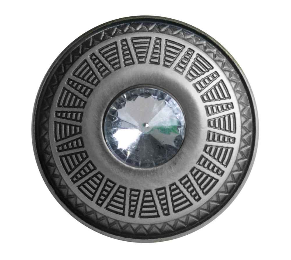 1.25-in. x 1.25-in. Stainless Steel Cabinet Knob In Chrome