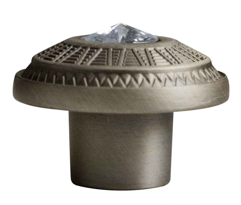 1.25-in. x 1.25-in. Stainless Steel Cabinet Knob In Brushed Nickel
