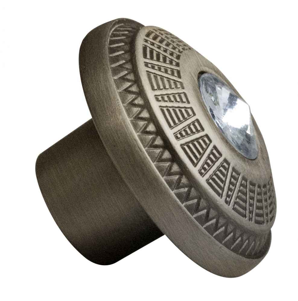 1.25-in. x 1.25-in. Stainless Steel Cabinet Knob In Brushed Nickel