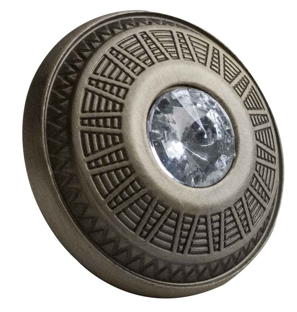 1.25-in. x 1.25-in. Stainless Steel  Cabinet Knob In Brushed Nickel
