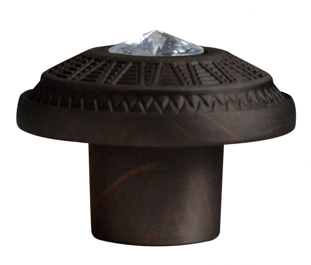 1.25-in. x 1.25-in. Stainless Steel Cabinet Knob In Oil Rubbed Bronze