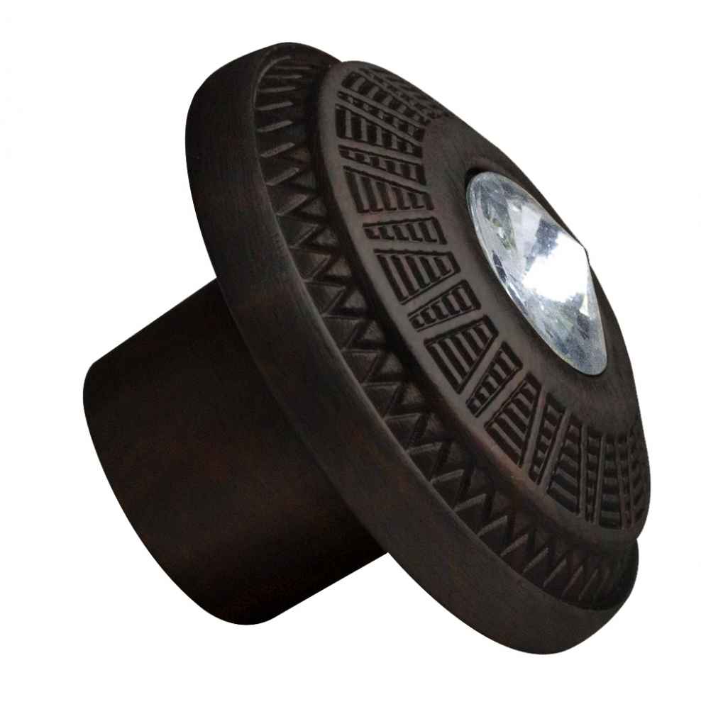 1.25-in. x 1.25-in. Stainless Steel Cabinet Knob In Oil Rubbed Bronze