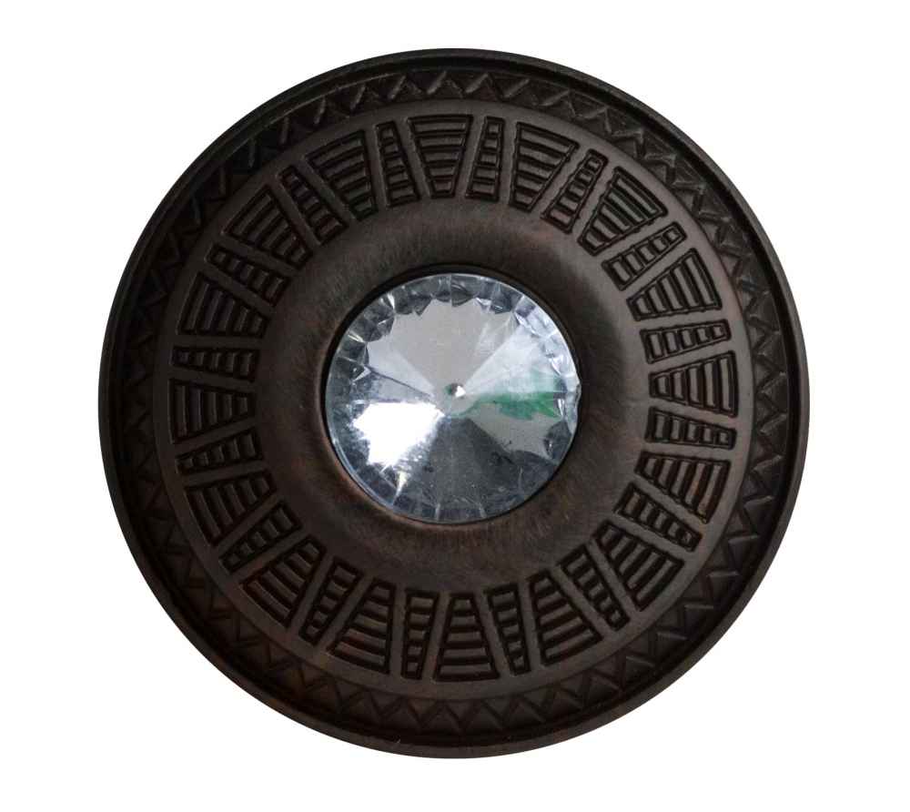 1.25-in. x 1.25-in. Stainless Steel Cabinet Knob In Oil Rubbed Bronze