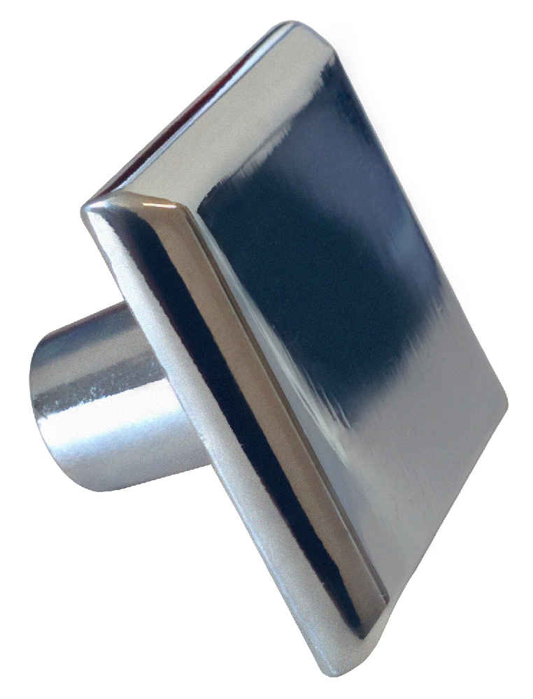 1.2-in. x 1.2-in. Stainless Steel Cabinet Knob In Chrome