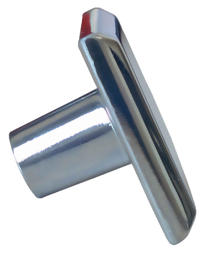 1.2-in. x 1.2-in. Stainless Steel Cabinet Knob In Chrome