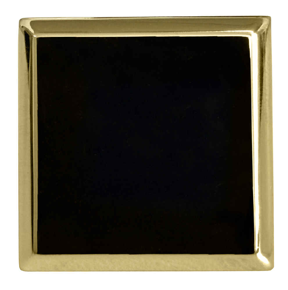 1.2-in. x 1.2-in. Stainless Steel Cabinet Knob In Gold