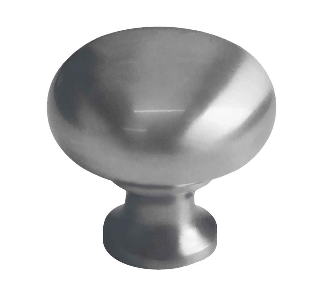 1.25-in. x 1.25-in. Stainless Steel Cabinet Knob In Chrome