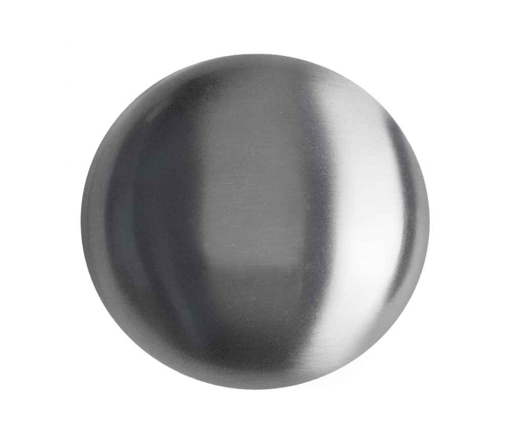 1.25-in. x 1.25-in. Stainless Steel Cabinet Knob In Chrome