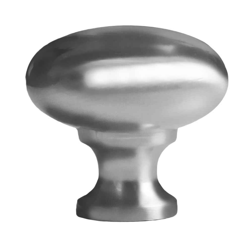 1.25-in. x 1.25-in. Stainless Steel Cabinet Knob In Chrome