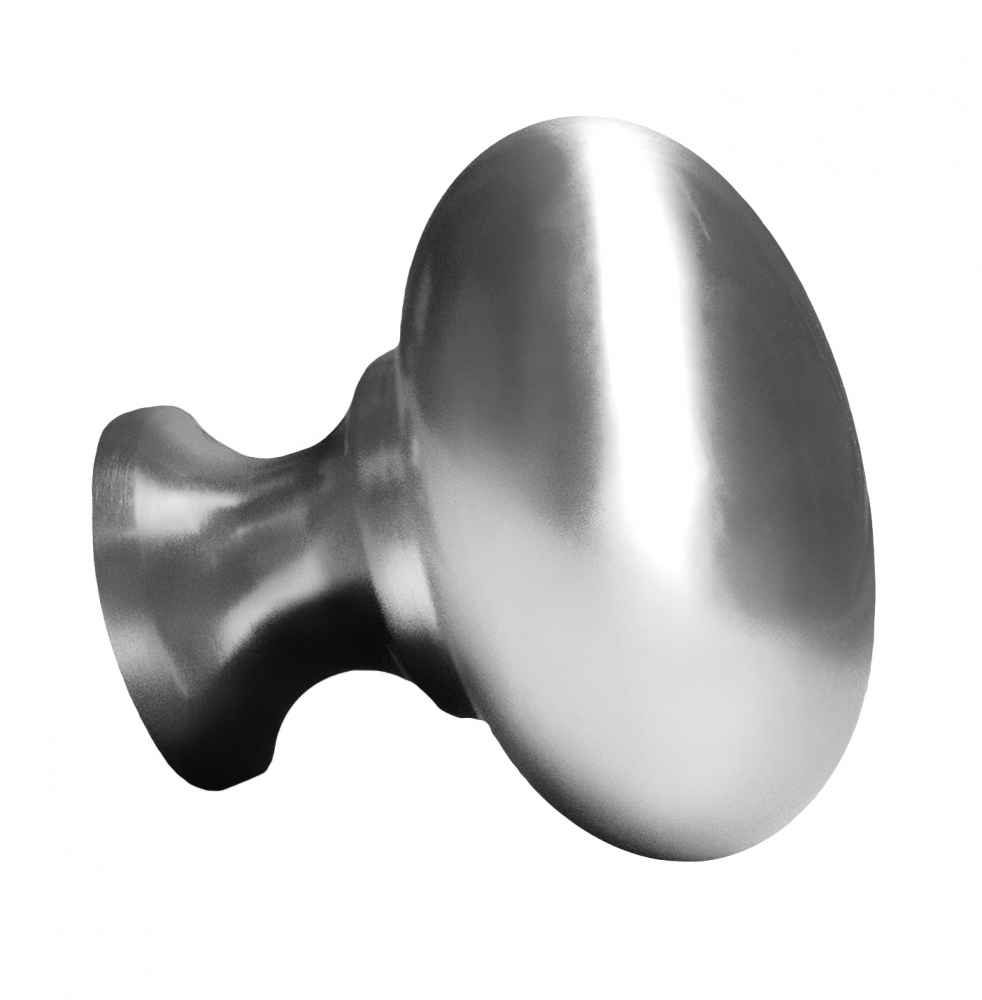 1.25-in. x 1.25-in. Stainless Steel Cabinet Knob In Chrome