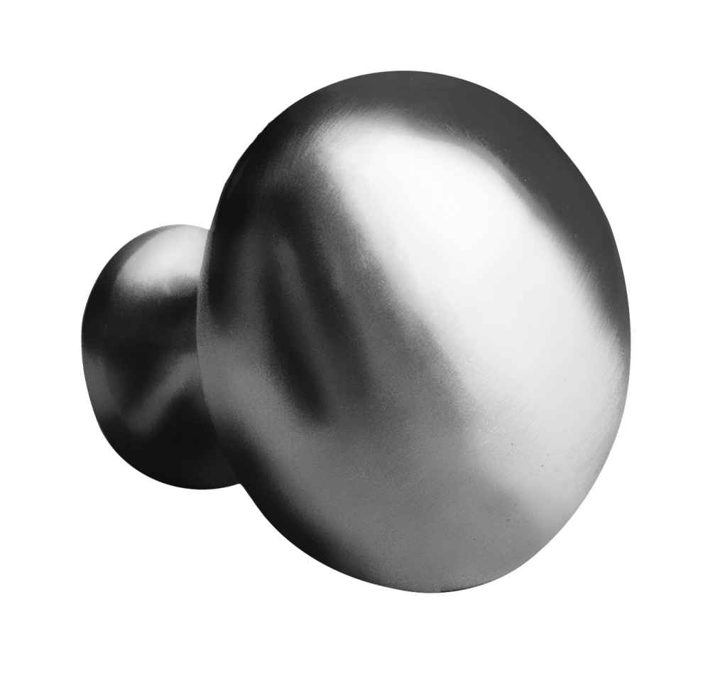1.25-in. x 1.25-in. Stainless Steel  Cabinet Knob In Chrome