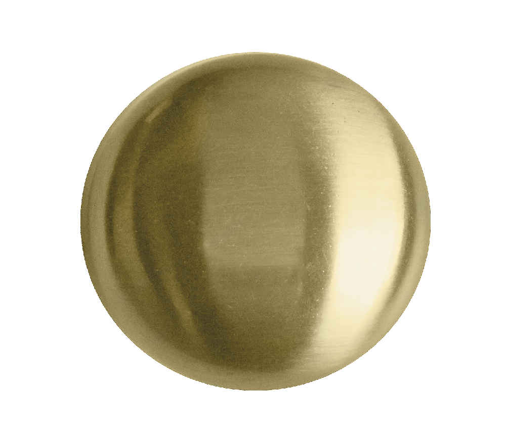 1.25-in. x 1.25-in. Stainless Steel Cabinet Knob In Gold