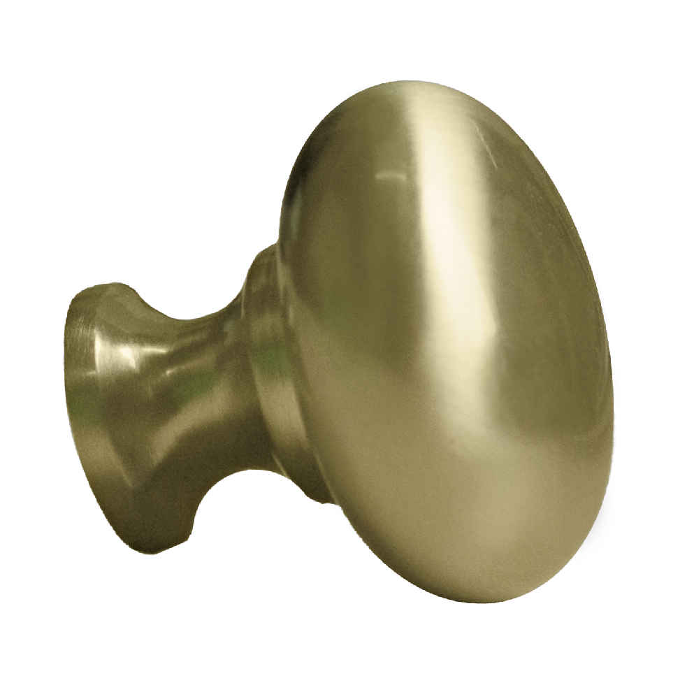 1.25-in. x 1.25-in. Stainless Steel Cabinet Knob In Gold