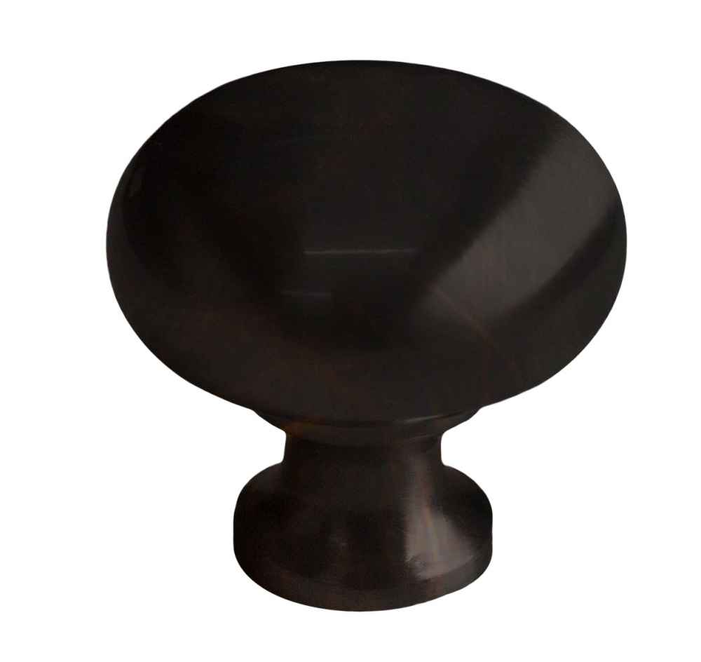 1.25-in. x 1.25-in. Stainless Steel Cabinet Knob In Oil Rubbed Bronze