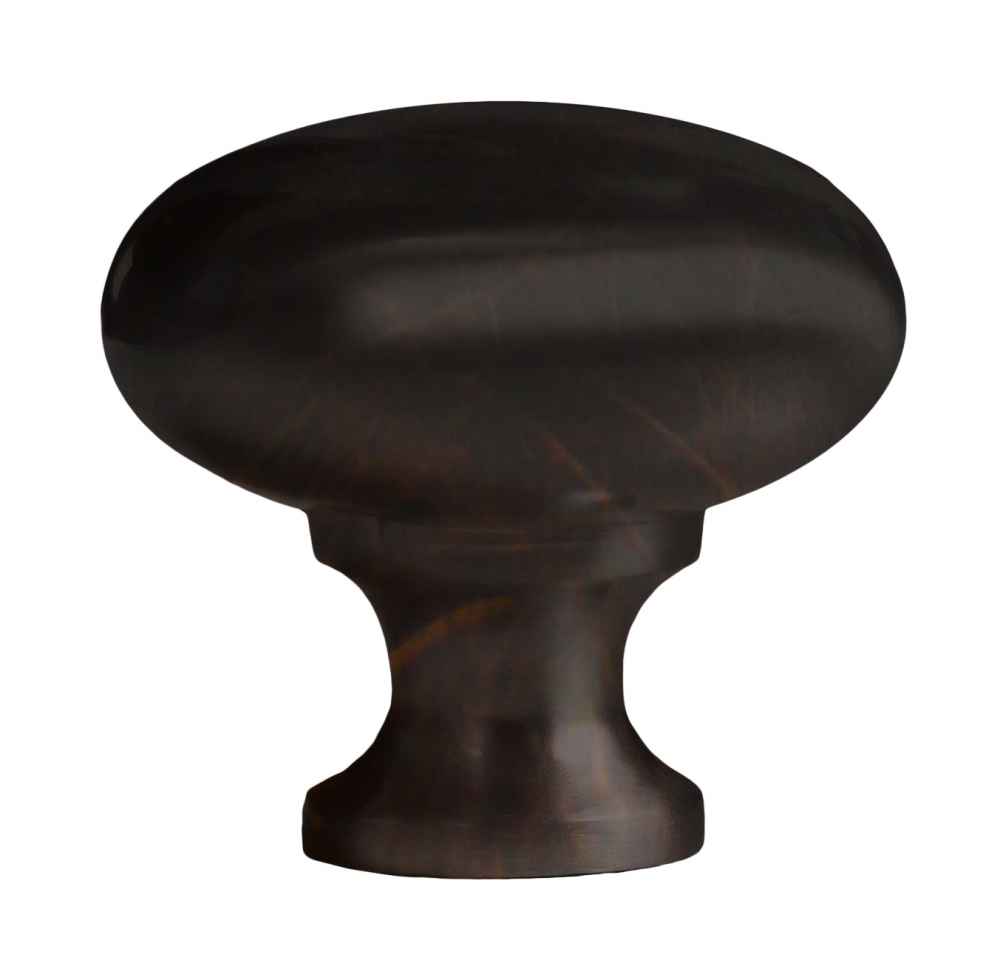 1.25-in. x 1.25-in. Stainless Steel Cabinet Knob In Oil Rubbed Bronze