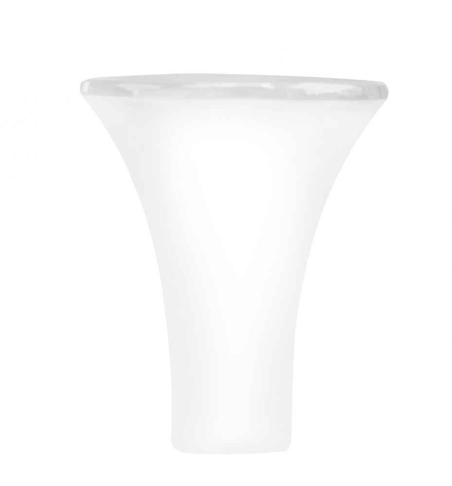 1-in. x 1-in. Stainless Steel Cabinet Knob In White