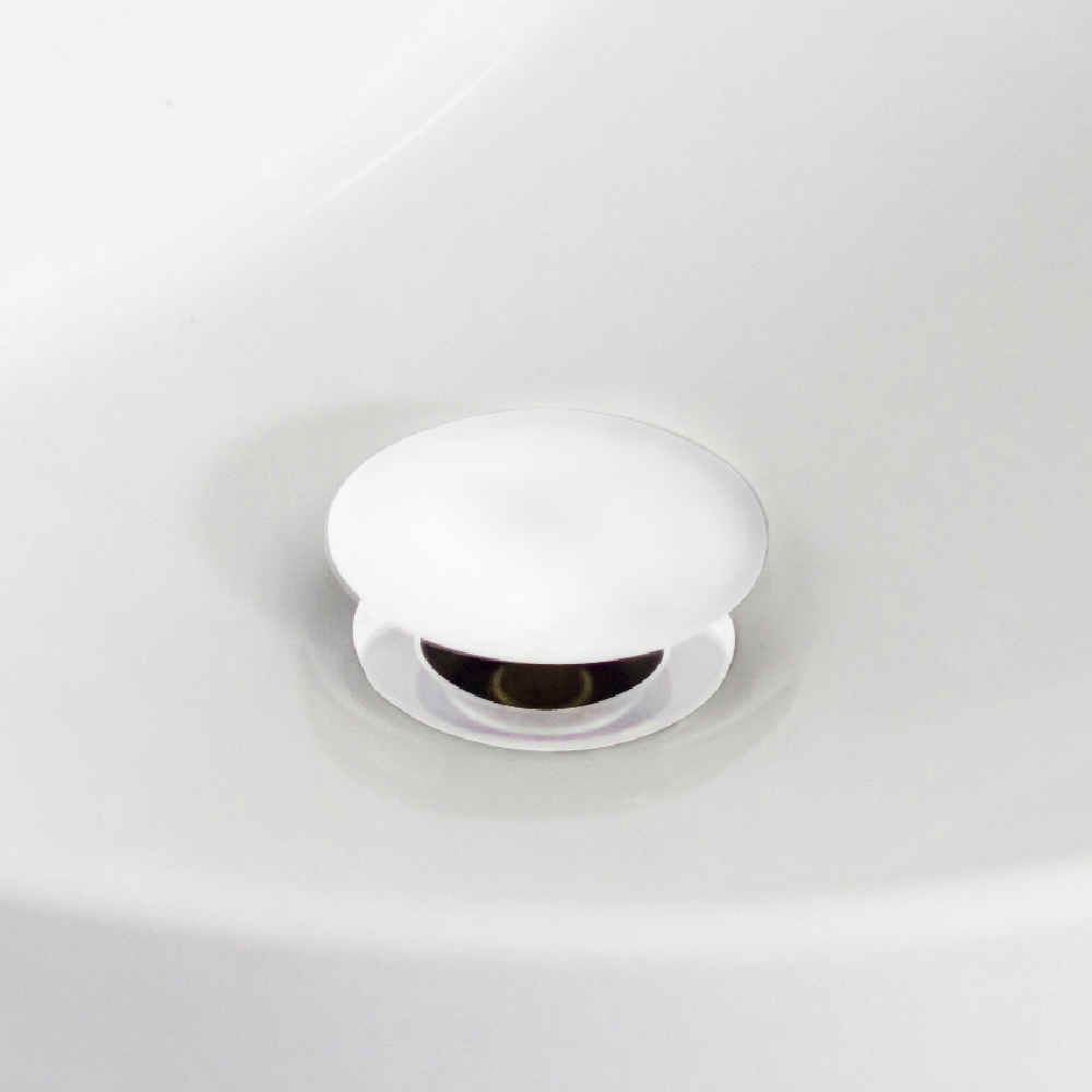 59-in. W 1 Hole Ceramic Top Set In White Color - Overflow Drain Incl.