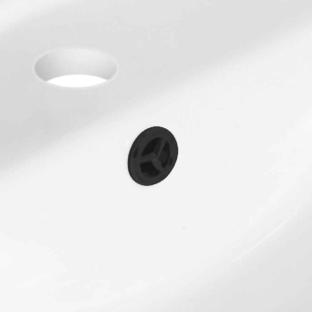 59-in. W 3H8-in. Ceramic Top Set In White Color - Overflow Drain Incl.