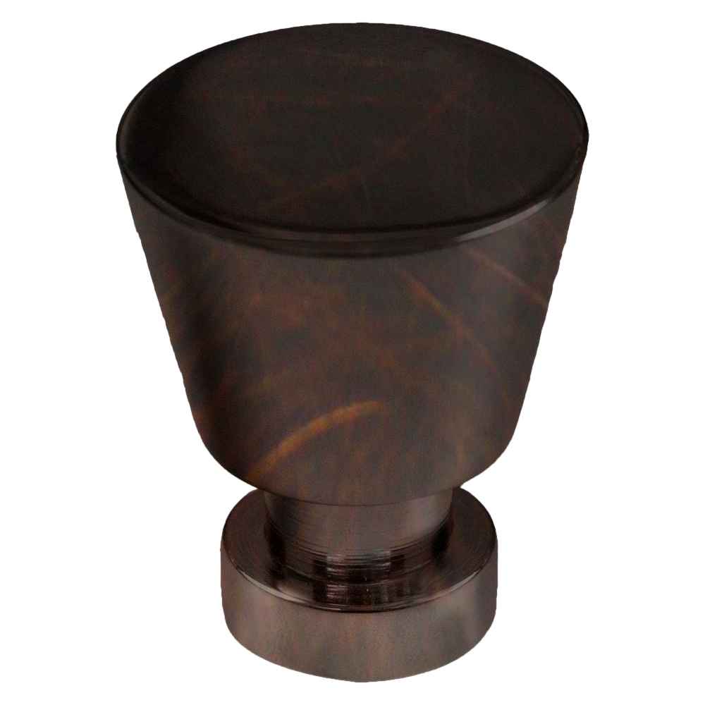 1-in. x 1-in. Stainless Steel Cabinet Knob In Oil Rubbed Bronze