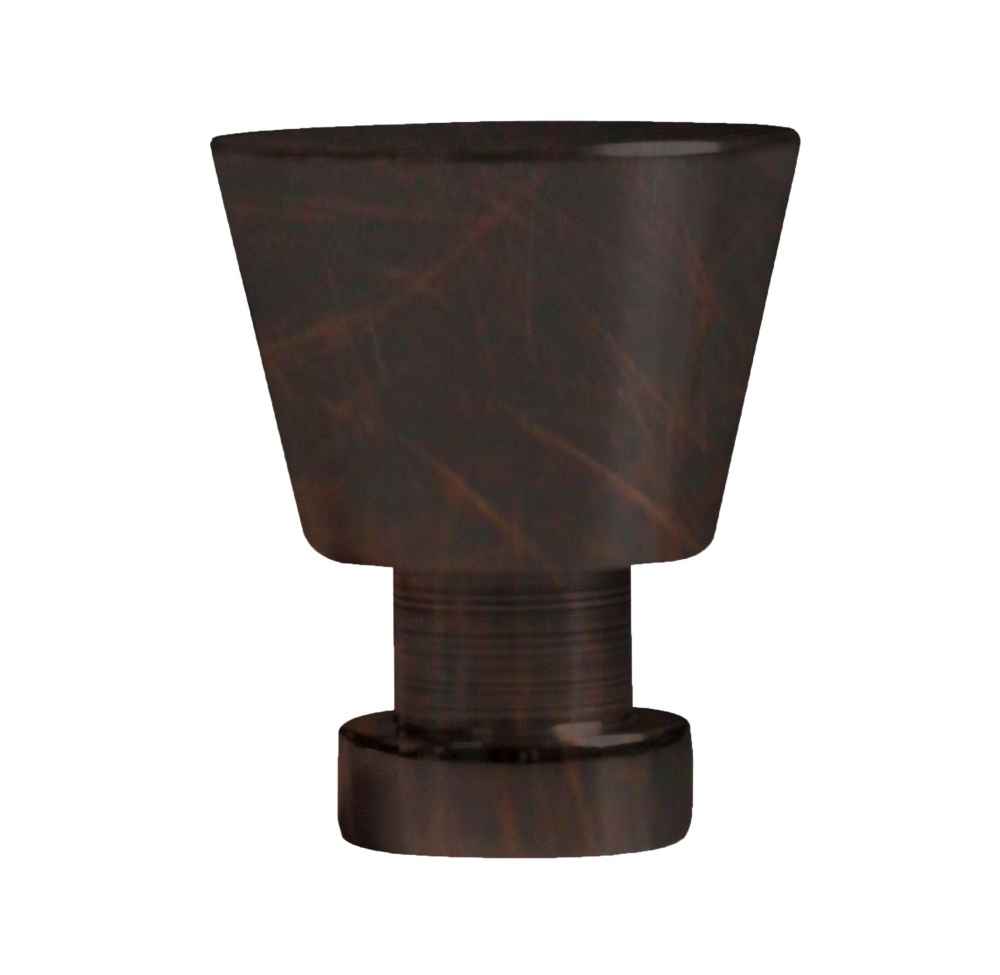 1-in. x 1-in. Stainless Steel Cabinet Knob In Oil Rubbed Bronze