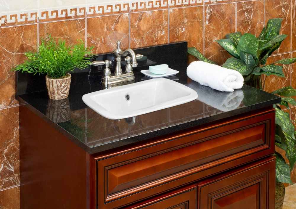 21.75-in. x 16-in. Rectangle Bathroom Vessel Sink Set White Enamel Glaze