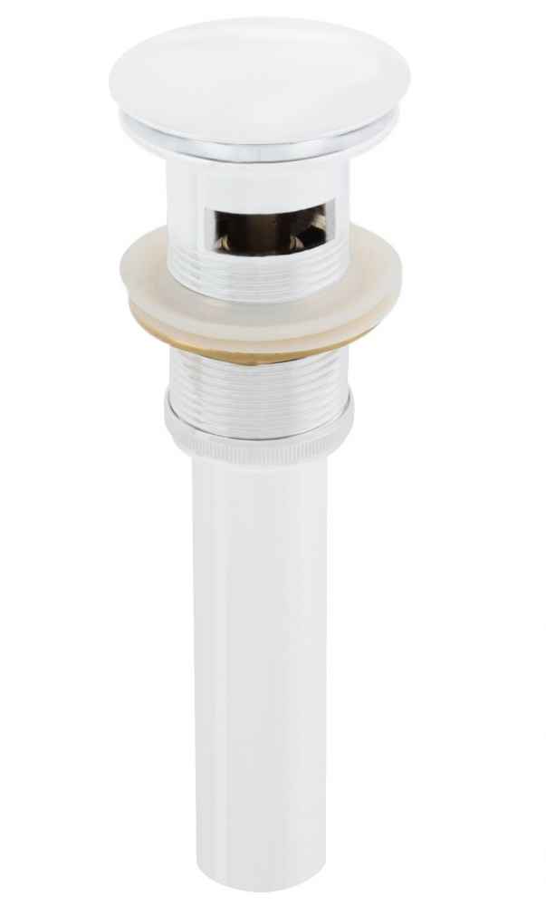 32-in. W 1 Hole Ceramic Top Set In White Color - Overflow Drain Incl.