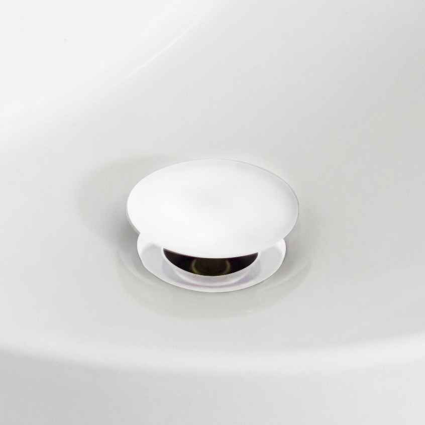 59-in. W 3H4-in. Ceramic Top Set In White Color - Overflow Drain Incl.