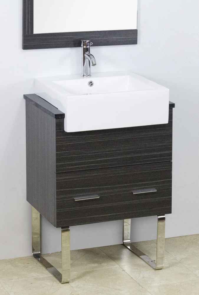 20.25-in. x 19-in. Rectangle Bathroom Vessel Sink Set White Enamel Glaze