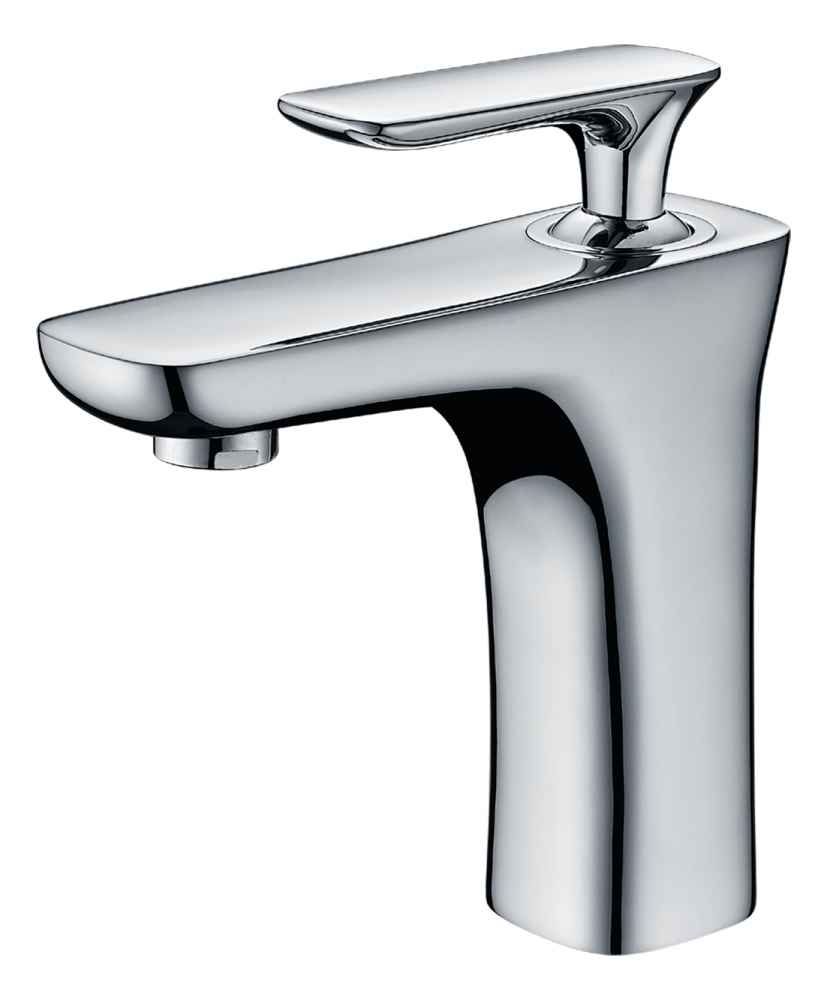 16.5-in. W Round Bathroom Undermount Sink Set In White - Chrome Hardware