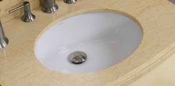 19.5-in. W CUPC Oval Bathroom Undermount Sink Set In White - Chrome Hardware