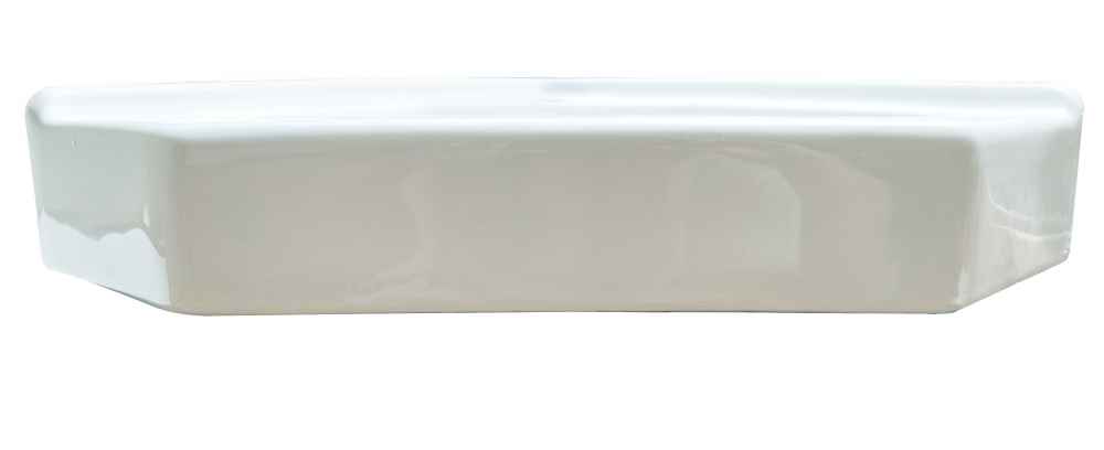 21.5-in. x 15.25-in. Unique Bathroom Vessel Sink White Enamel Glaze