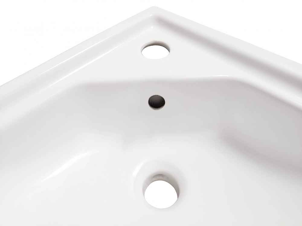 21.5-in. x 15.25-in. Unique Bathroom Vessel Sink White Enamel Glaze