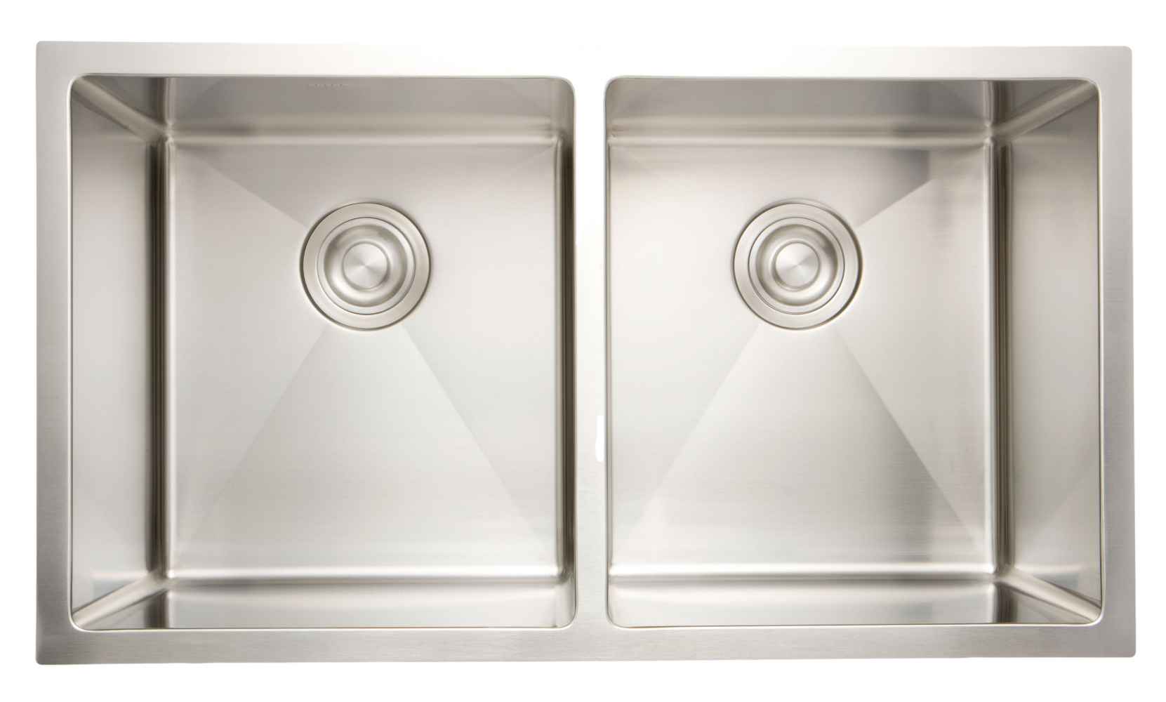 34-in. W CSA Approved Stainless Steel Kitchen Sink With 2 Bowl And 16 Gauge
