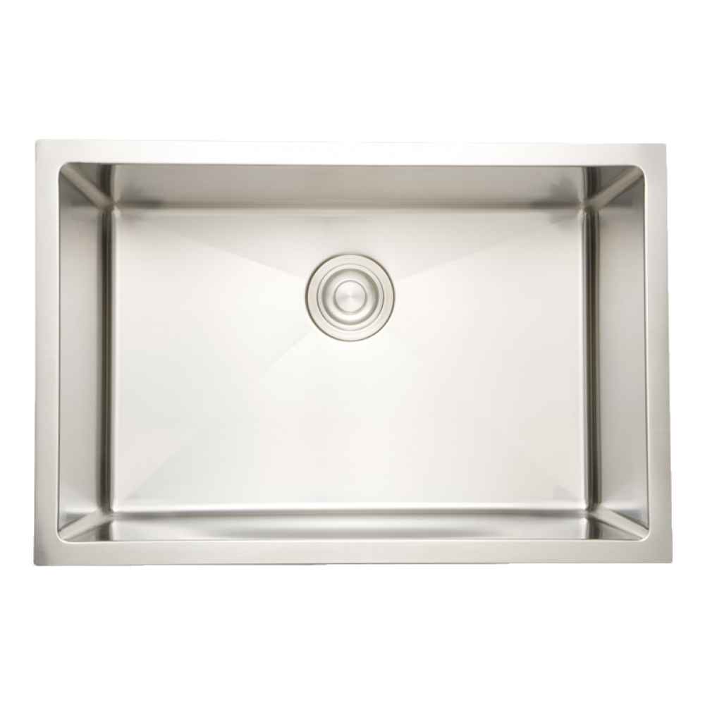 23-in. W CSA Approved Stainless Steel Kitchen Sink With 1 Bowl And 16 Gauge