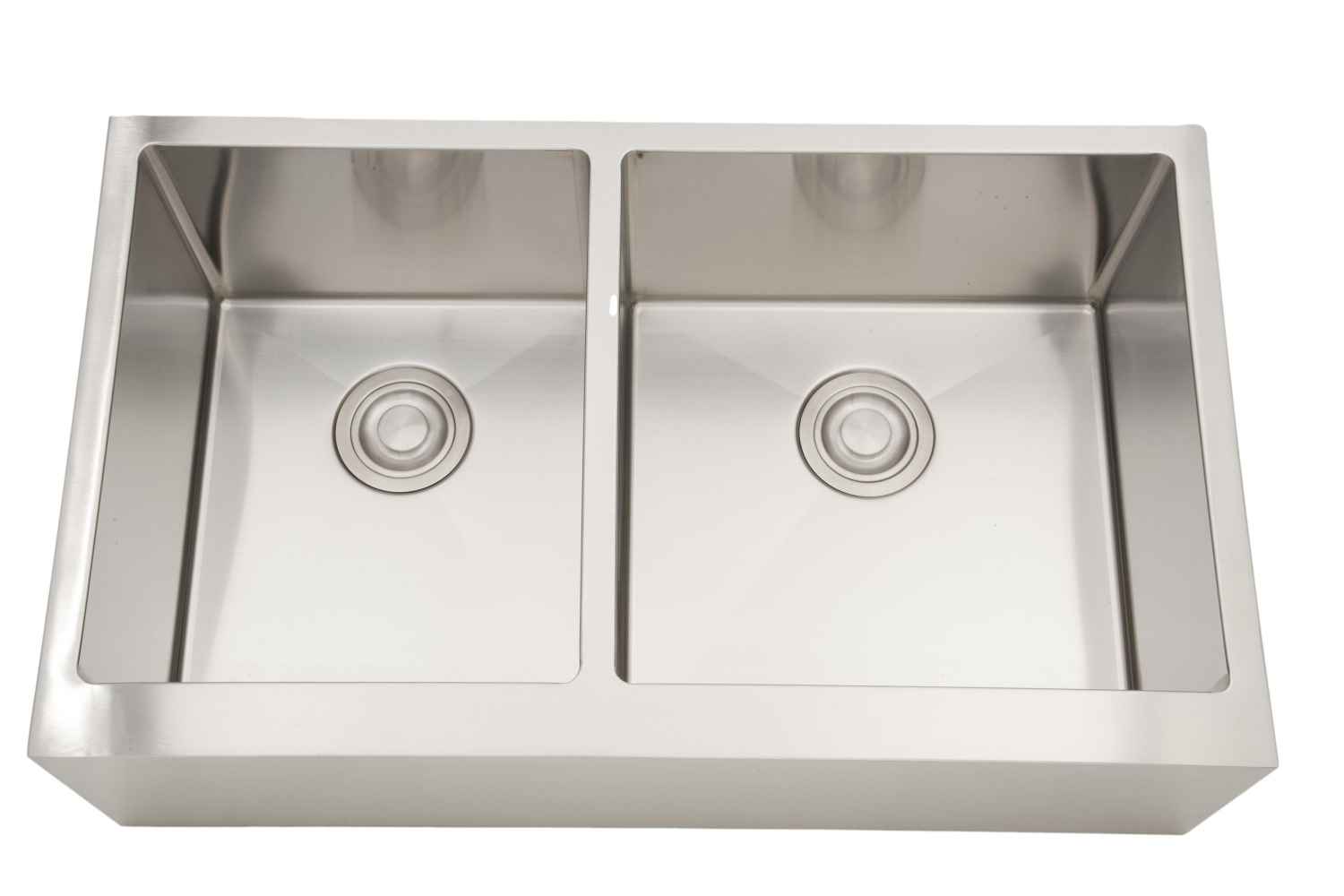 32-in. W CSA Approved Stainless Steel Kitchen Sink With 2 Bowl And 16 Gauge