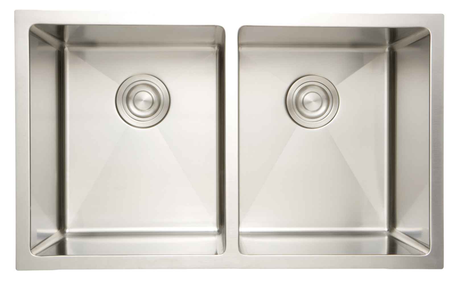 32-in. W CSA Approved Stainless Steel Kitchen Sink With 2 Bowl And 18 Gauge