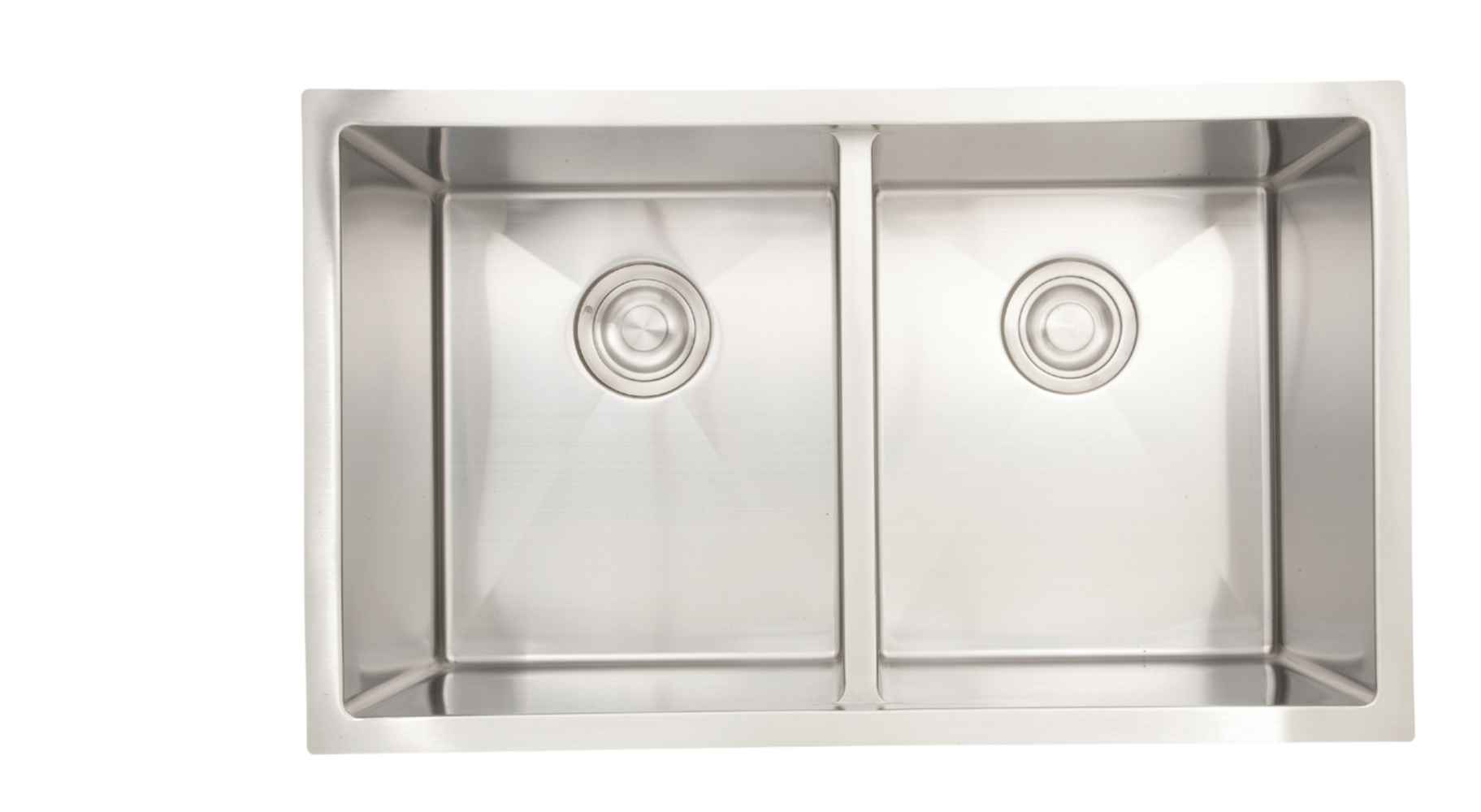 30-in. W CSA Approved Stainless Steel Kitchen Sink With 2 Bowl And 18 Gauge