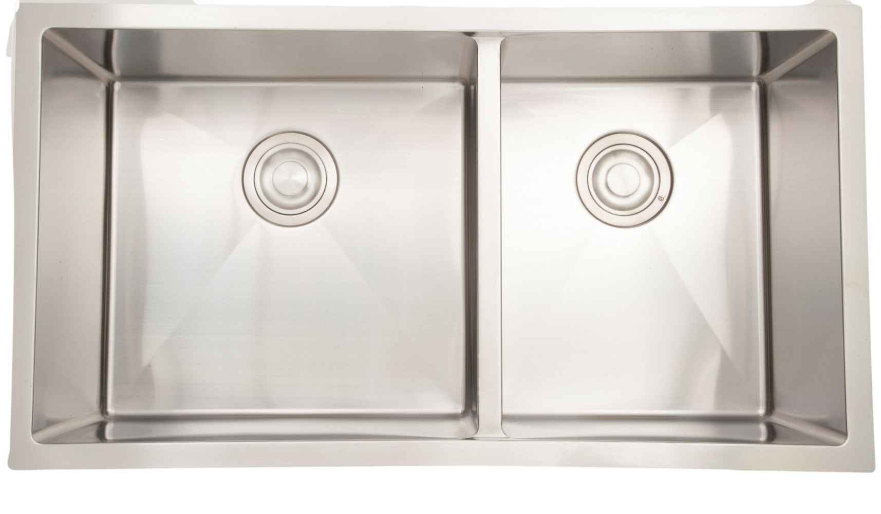 33-in. W CSA Approved Stainless Steel Kitchen Sink With 2 Bowl And 18 Gauge