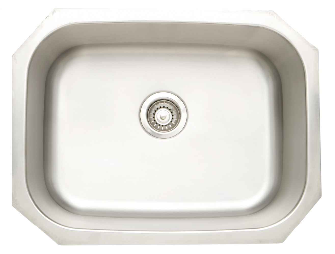 24.75-in. W CSA Approved Chrome Laundry Sink With 1 Bowl And 18 Gauge