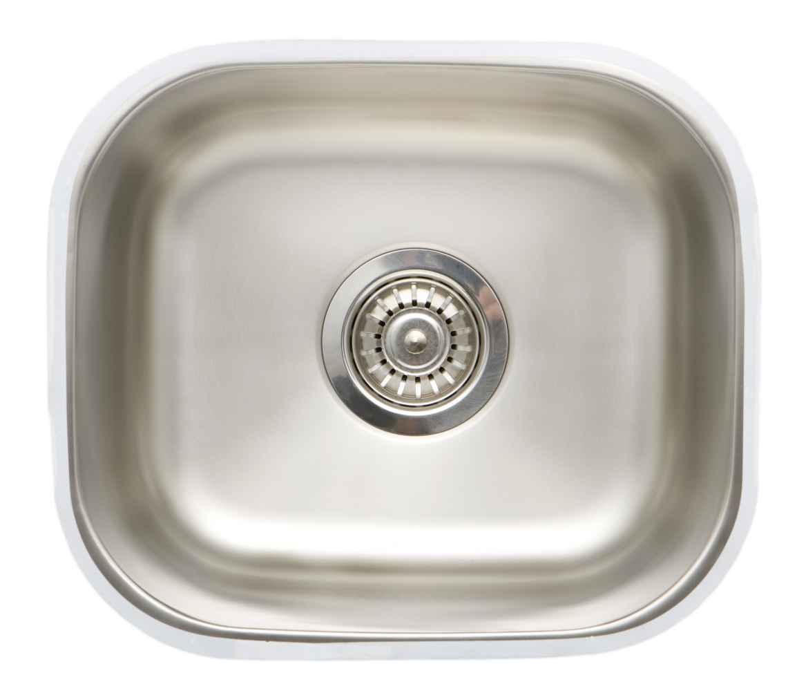 15-in. W CSA Approved Stainless Steel Kitchen Sink With 1 Bowl And 18 Gauge