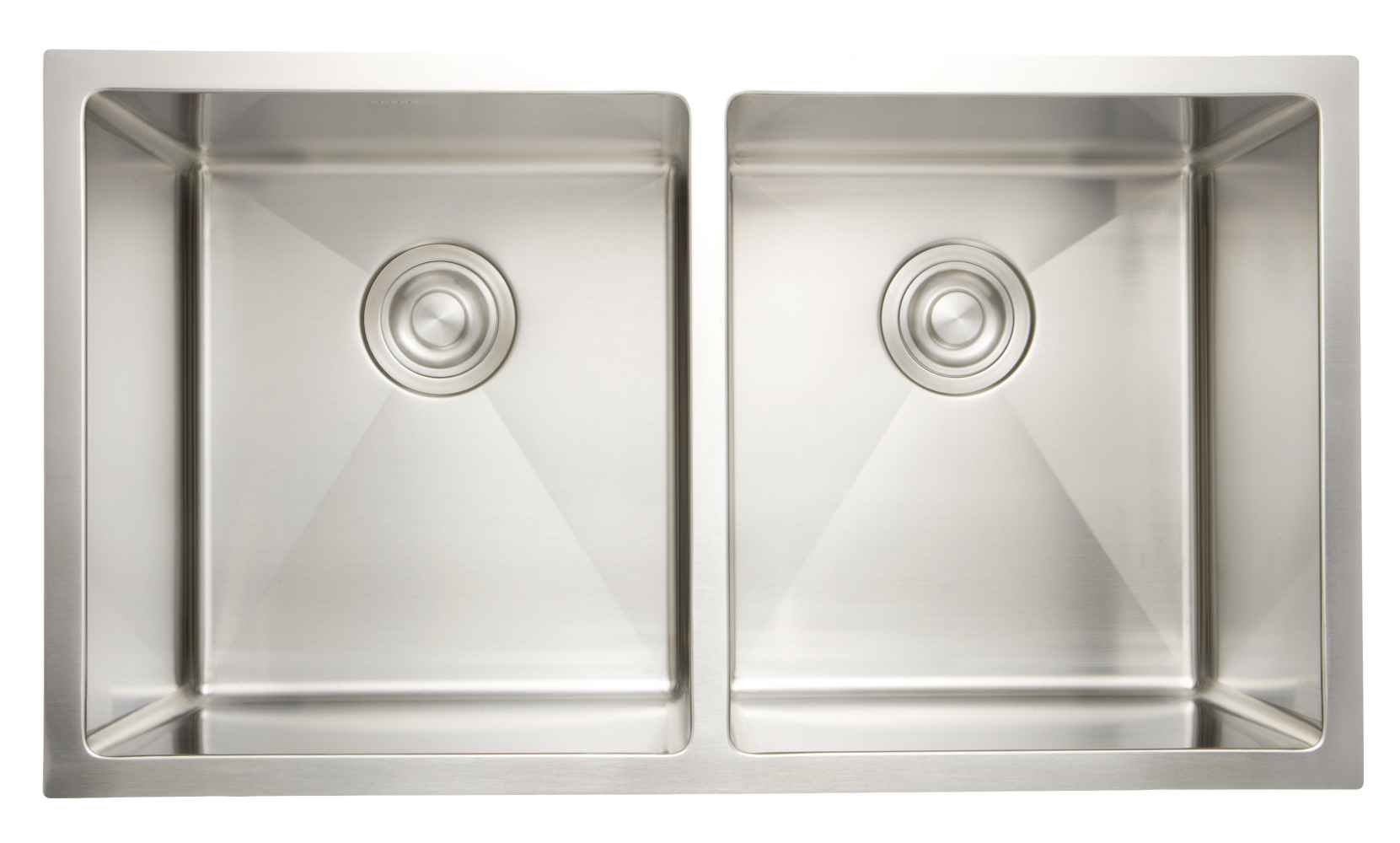 32-in. W CSA Approved Stainless Steel Kitchen Sink With 2 Bowl And 18 Gauge