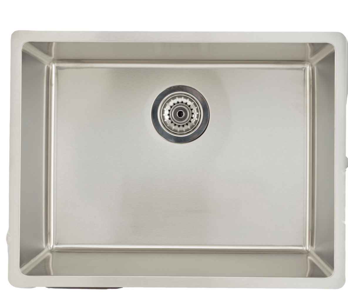 22-in. W CSA Approved Stainless Steel Kitchen Sink With 1 Bowl And 18 Gauge
