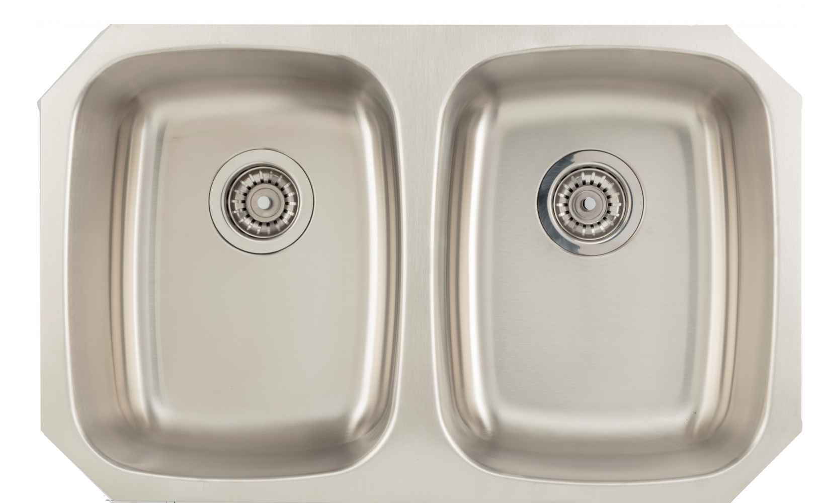 29.125-in. W CSA Approved Stainless Steel Kitchen Sink With 2 Bowl And 18 Gauge