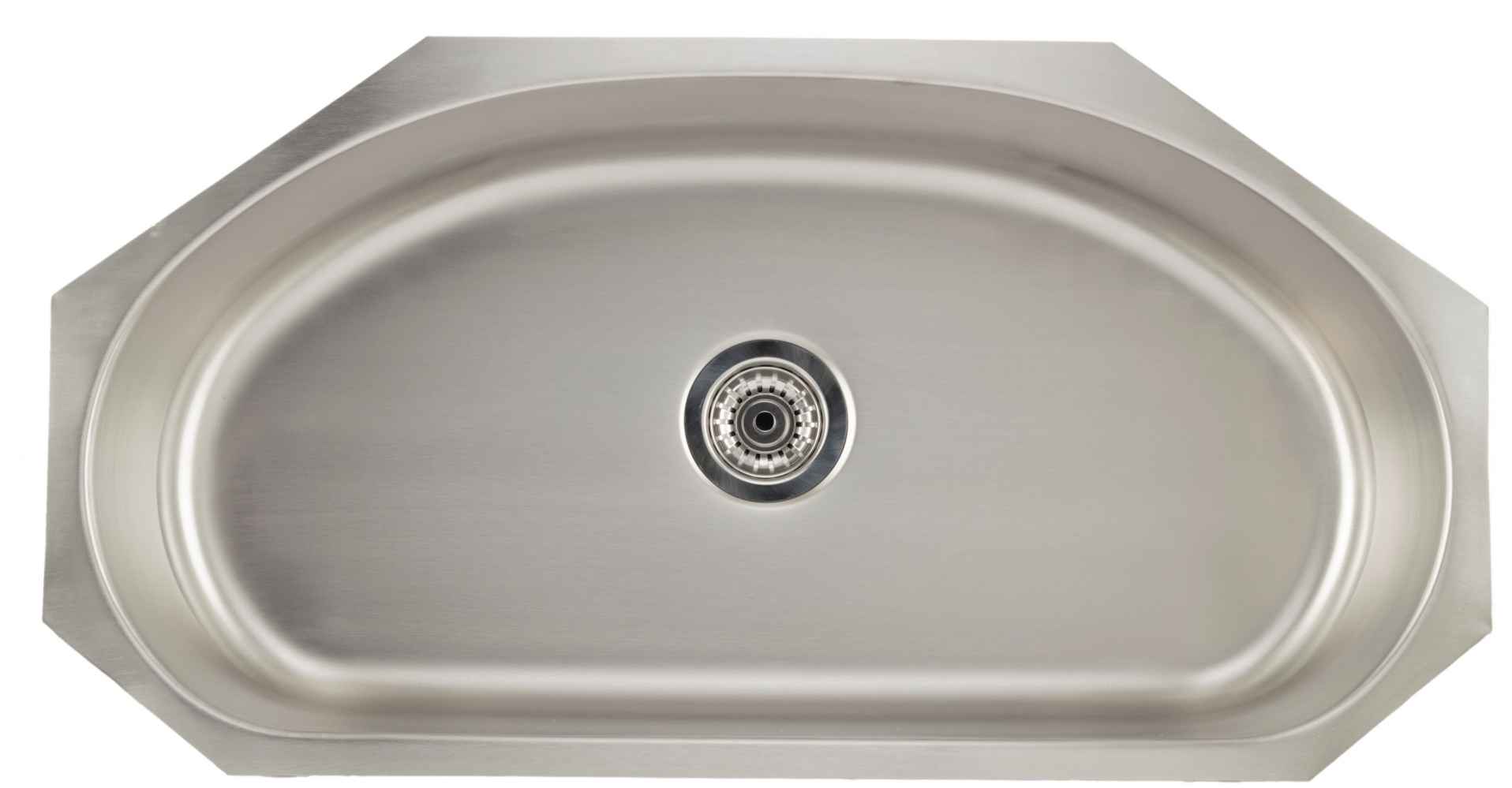 35.5-in. W CSA Approved Stainless Steel Kitchen Sink With 1 Bowl And 18 Gauge