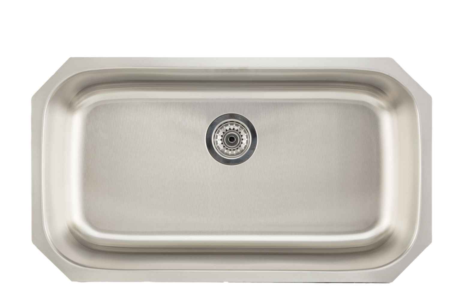 32.125-in. W CSA Approved Stainless Steel Kitchen Sink With 1 Bowl And 18 Gauge