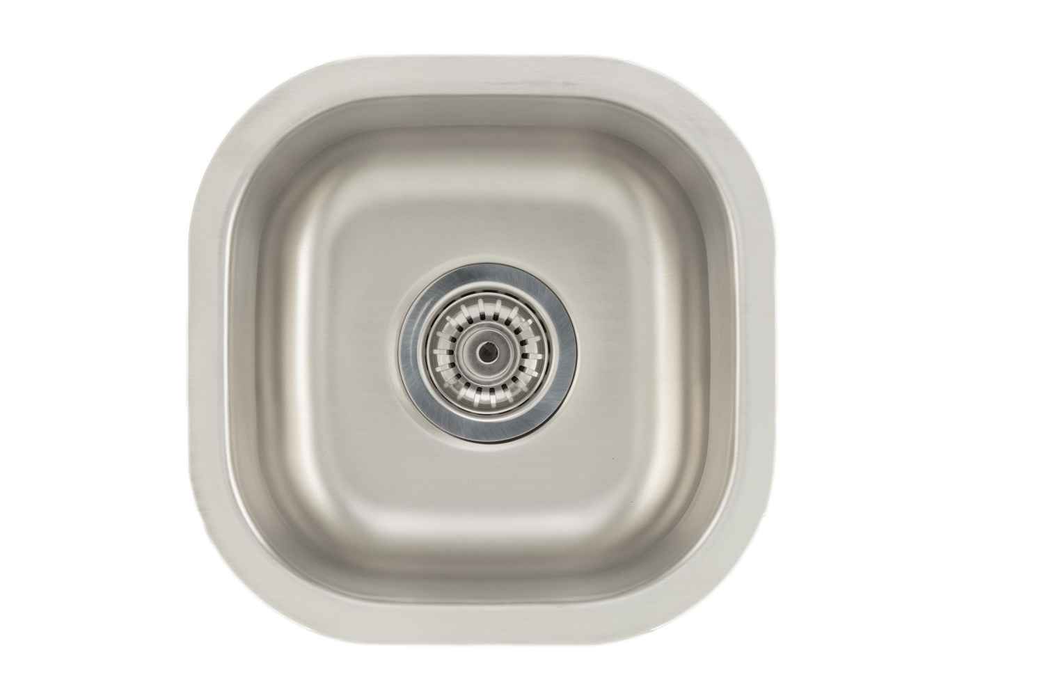 13-in. W CSA Approved Stainless Steel Kitchen Sink With 1 Bowl And 18 Gauge