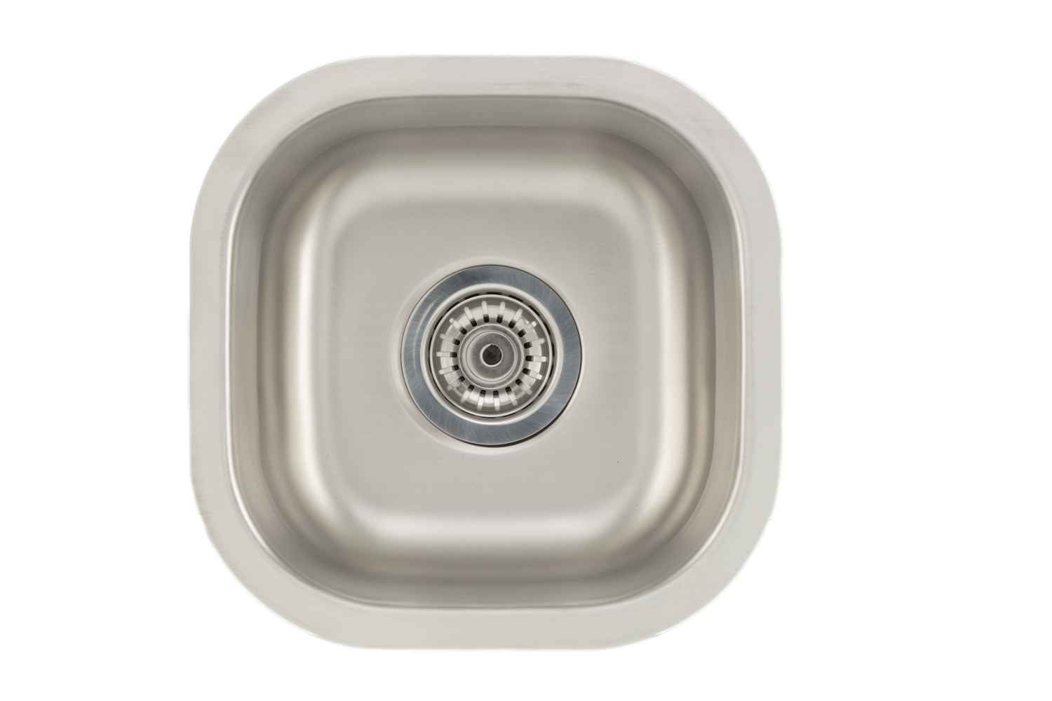 13-in. W CSA Approved Stainless Steel Kitchen Sink With 1 Bowl And 18 Gauge